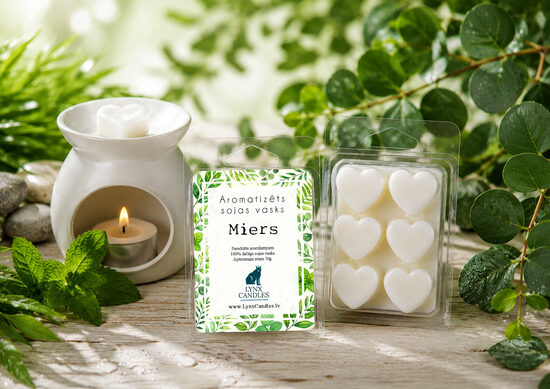 Miers. Aromatizēts sojas vasks aromlampām. Svaigs aromāts.