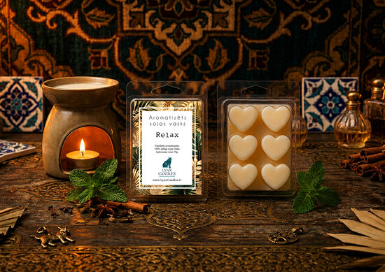 Relax. Aromatizēts sojas vasks aromlampām. Orientāls aromāts